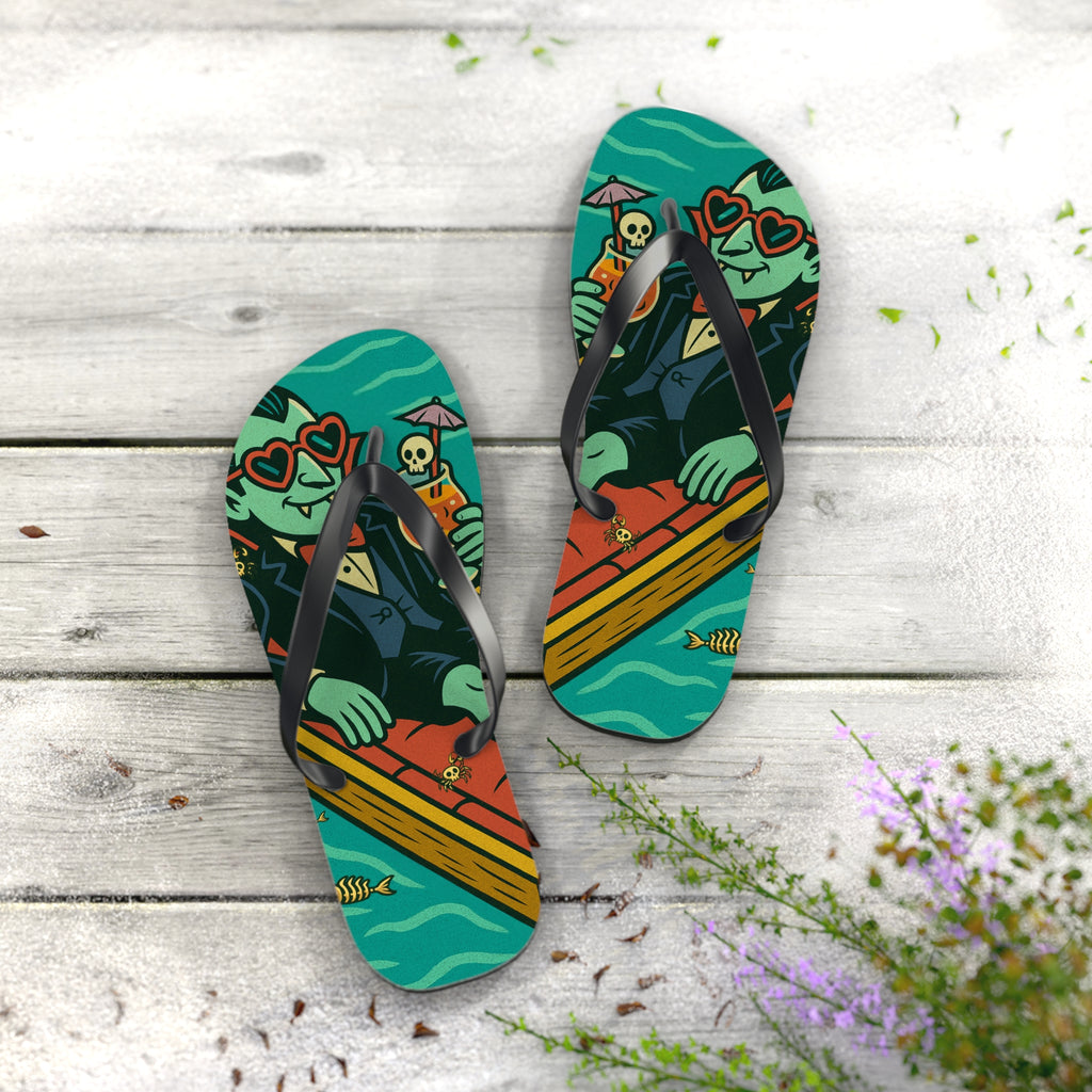 Vampire Flip Flops - Summerween Footwear