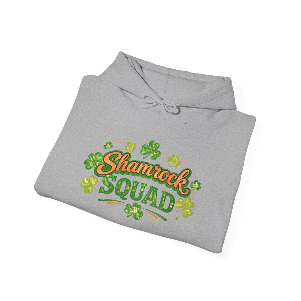 Mama Leprechaun Shamrock Squad Hoodie - St. Patrick's Day Clover Design