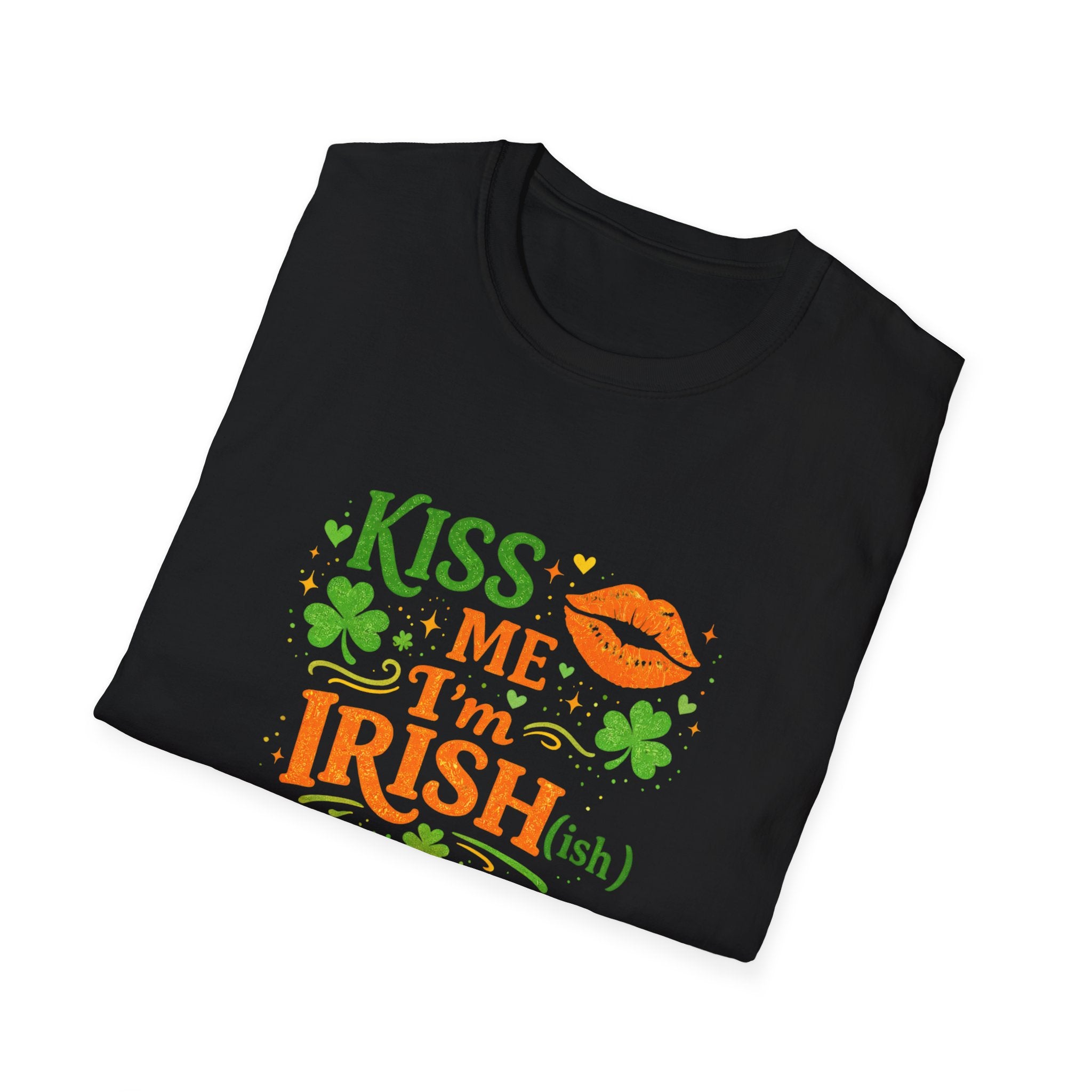 Kiss Me I’m Irish(ish) T-Shirt — St. Patrick’s Day Shamrock Tee