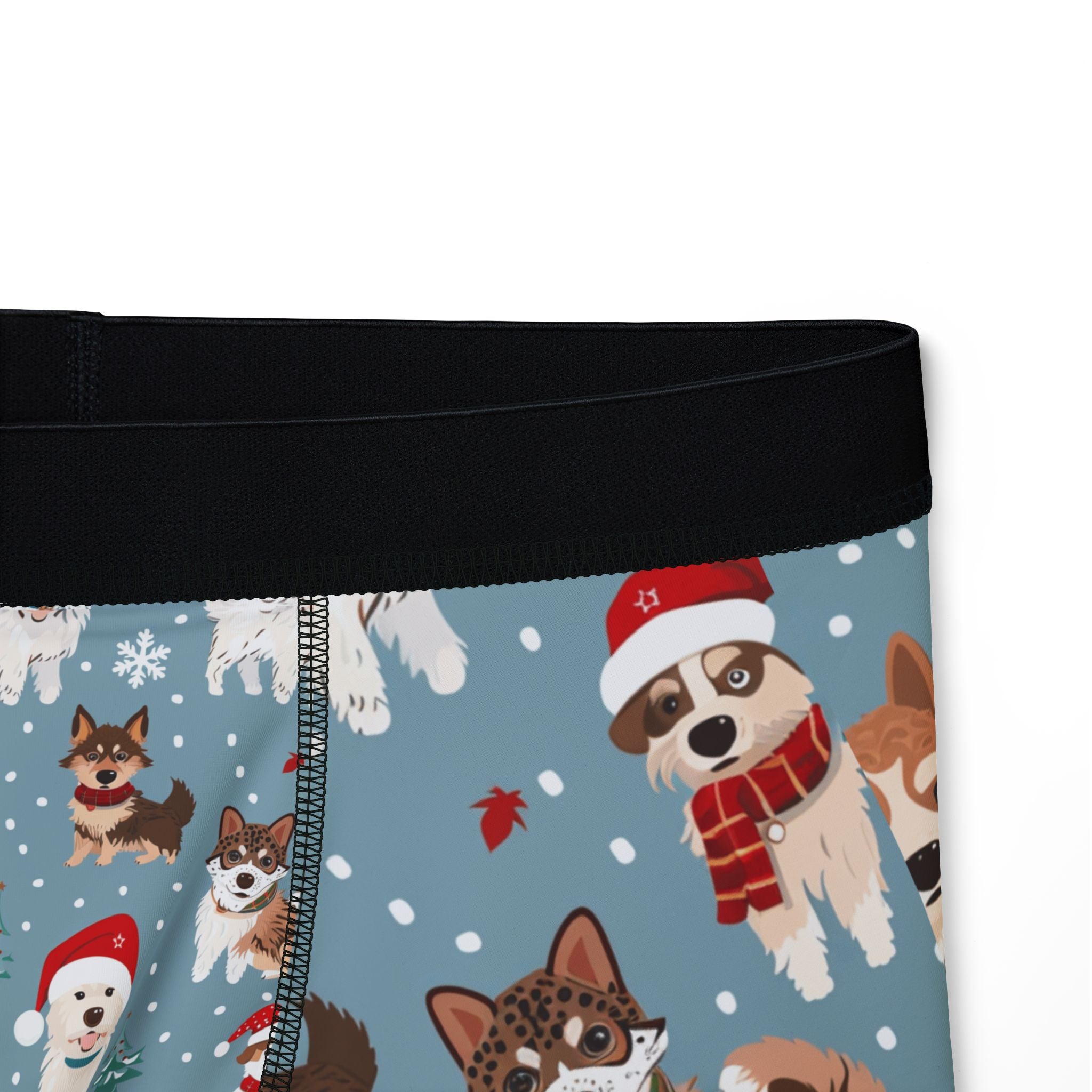 Holiday Corgi & Dog Christmas Boxer Shorts