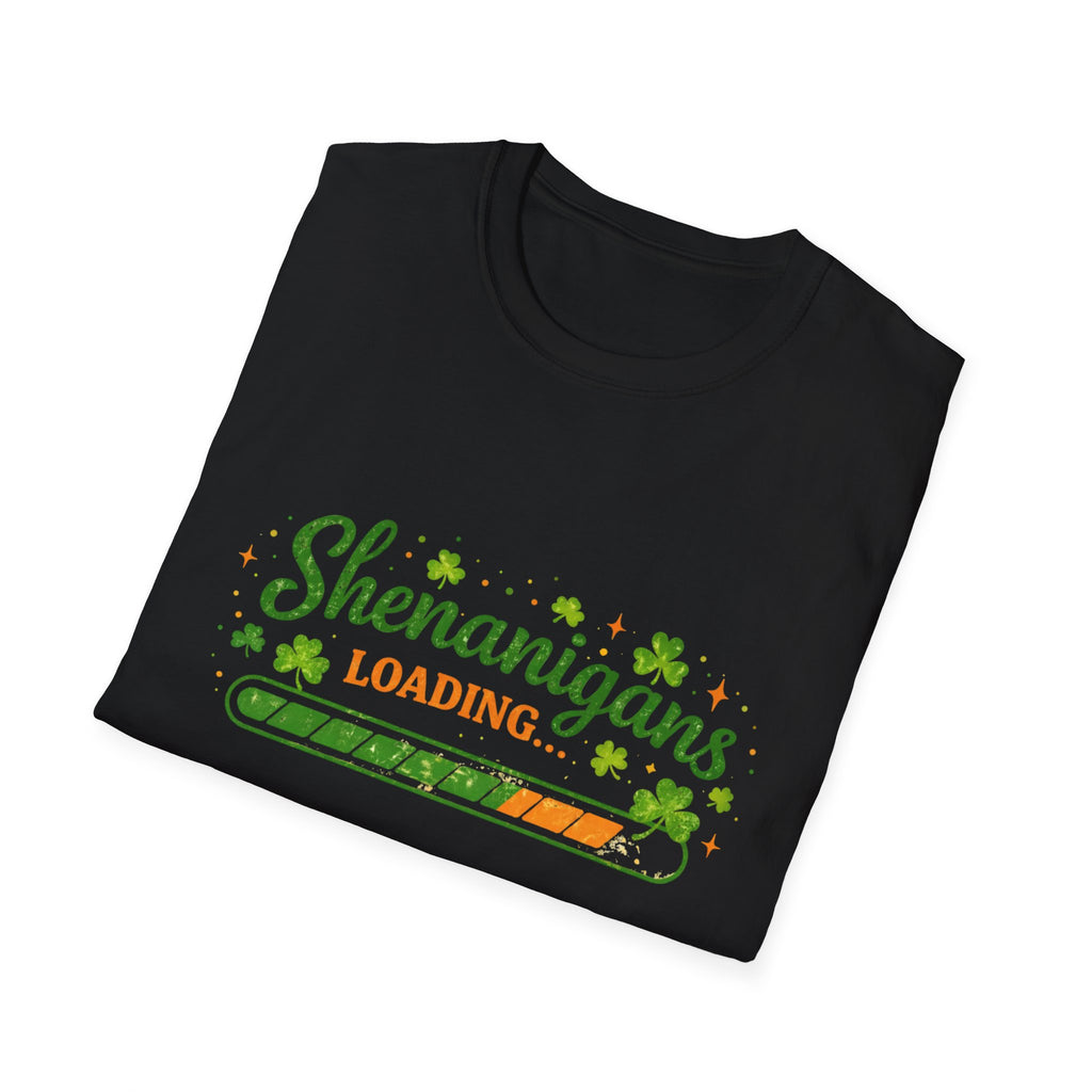 Shenanigans Loading T-Shirt — St. Patrick’s Day Shamrock Party Tee