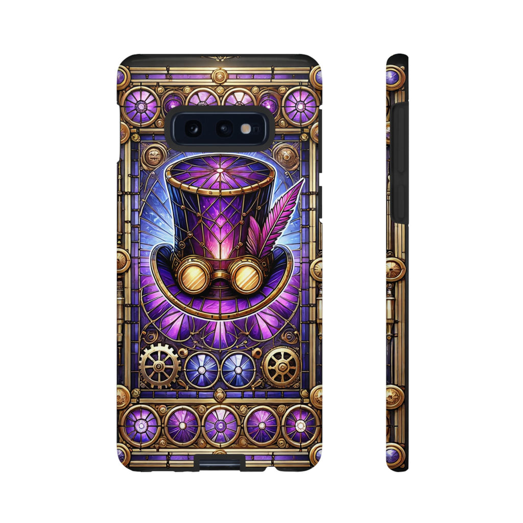 Stained Glass Steampunk Android Phone Case – 3D Full-Wrap Protective Cover with TPU Liner
