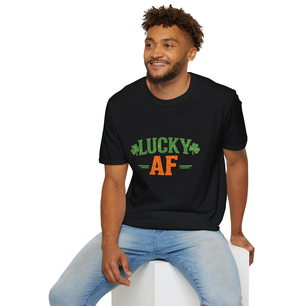 Lucky AF T-Shirt — St. Patrick’s Day Shamrock Tee