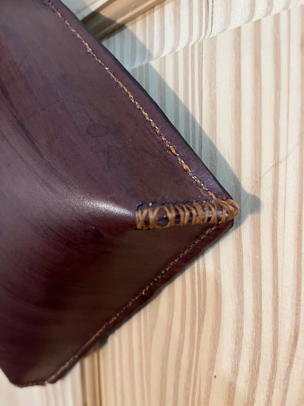 Genuine Leather Dark Brown Haversack Bag