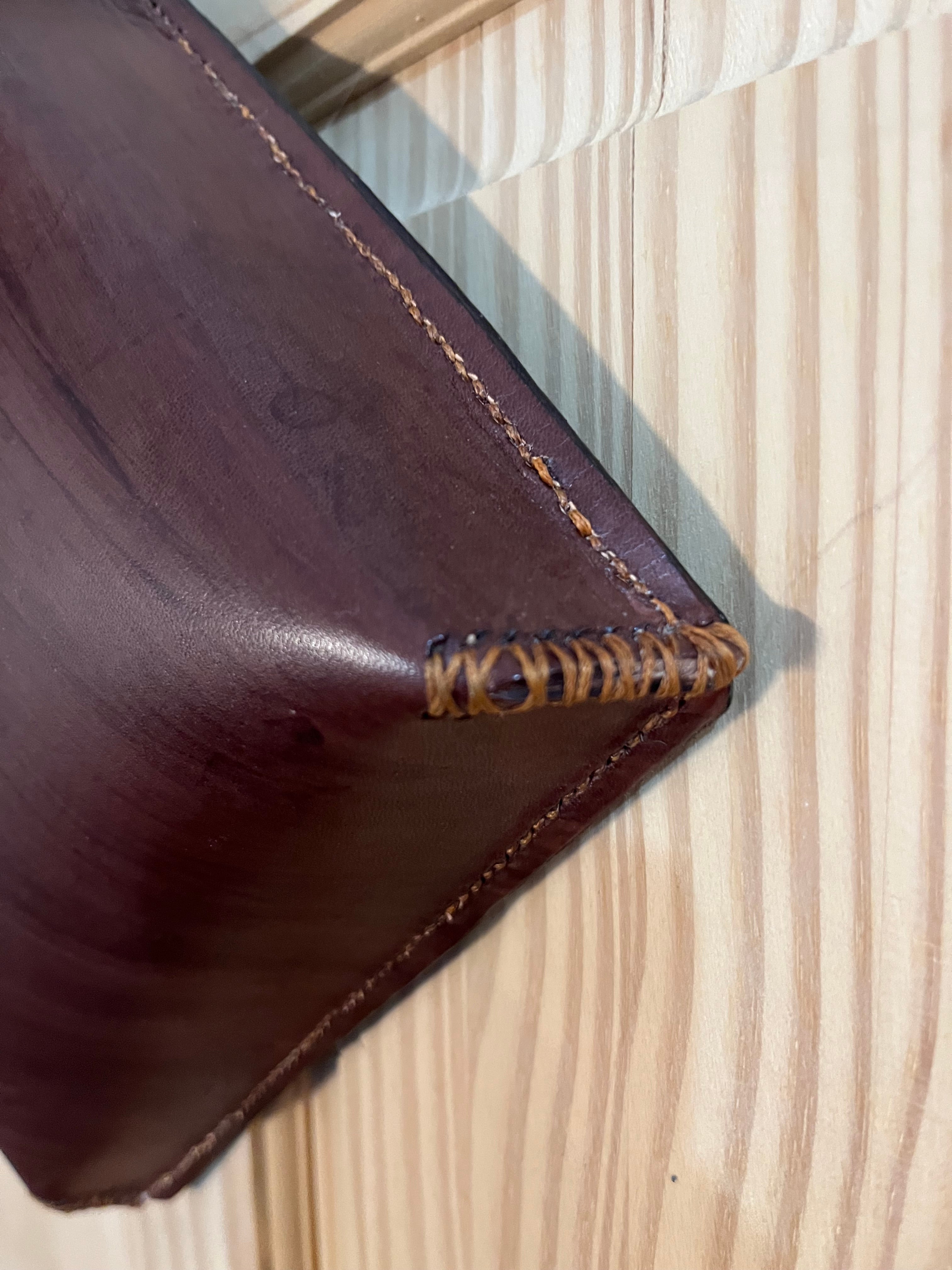 Genuine Leather Dark Brown Haversack Bag