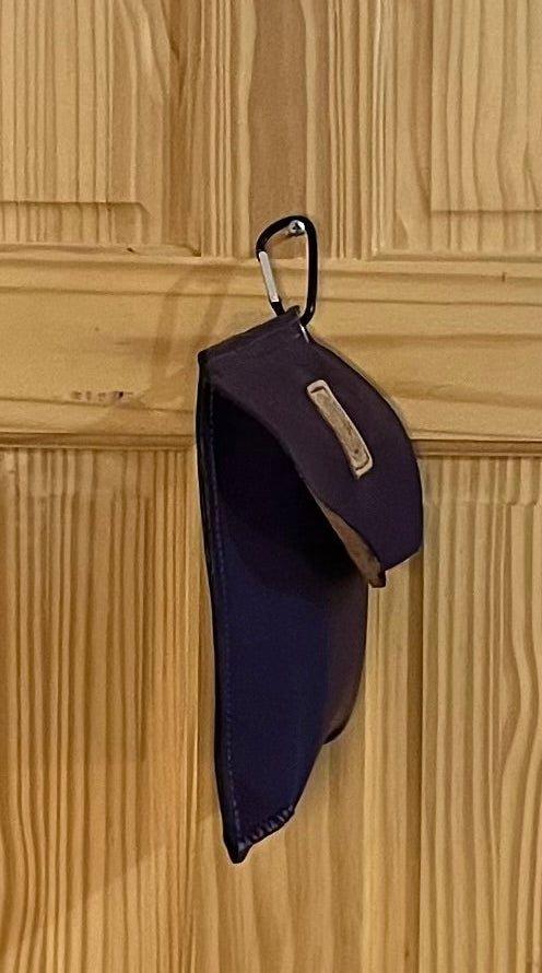 Genuine Leather Purple Haversack Bag